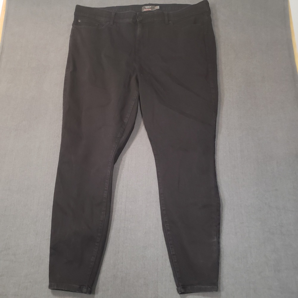 Torrid Bombshell‎ Skinny Jeans Womens 26XT Black Premium Stretch Tall Denim